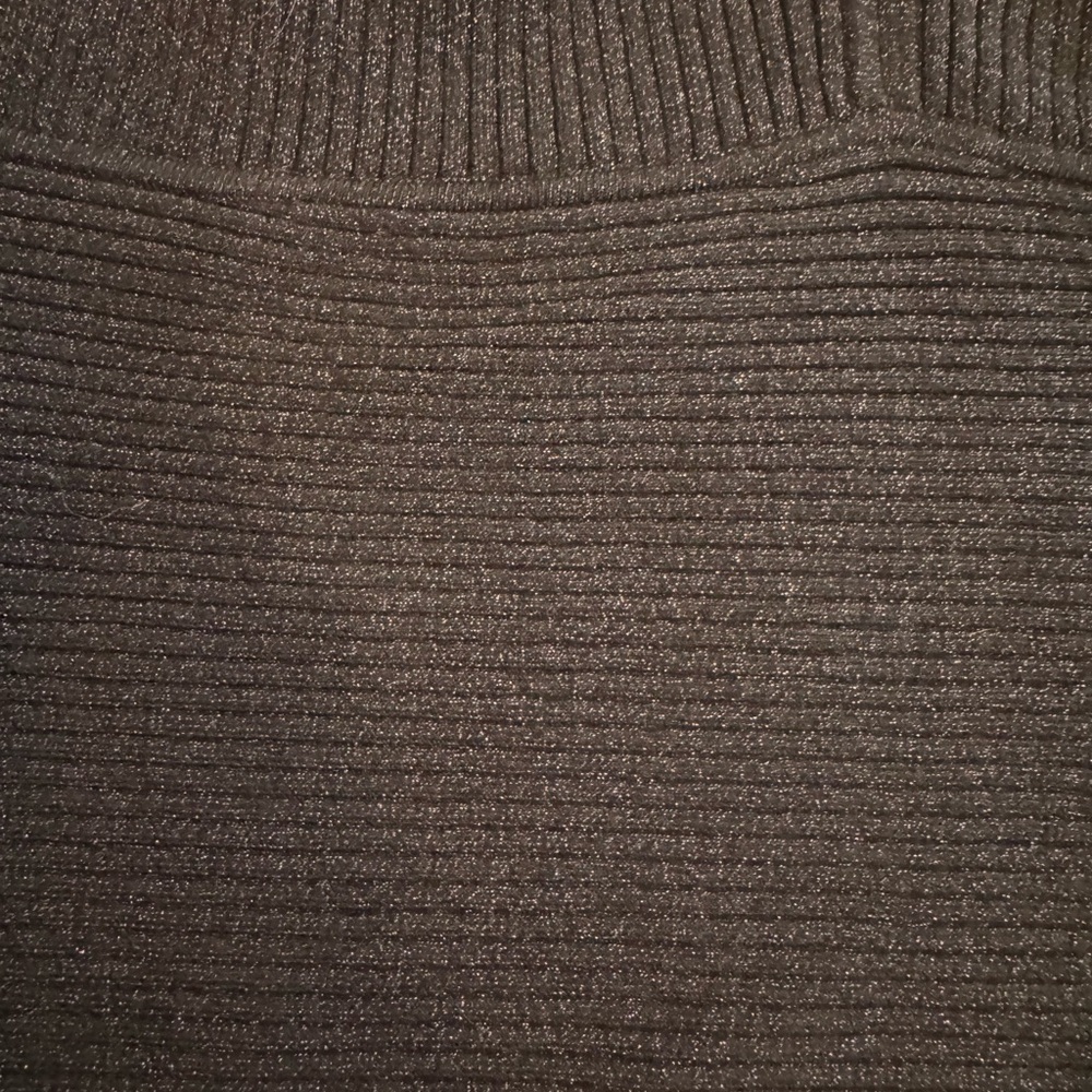 Banana Republic Black Sparkle Ribbed Sweater NWOT